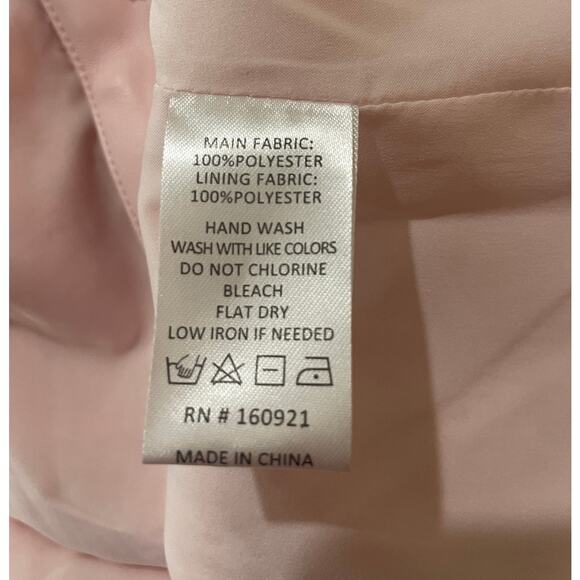 S'Edge Macy Tweed Mini Dress Light Pink Size Small NWT Faux Leather Details - Picture 12 of 12